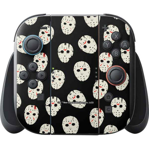 Warner Bros Friday the 13th Jason Voorhees Pattern Nintendo Switch 2 (2025) with Joy-Con Skin